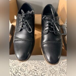Stacy Adams Black Leather Oxfords